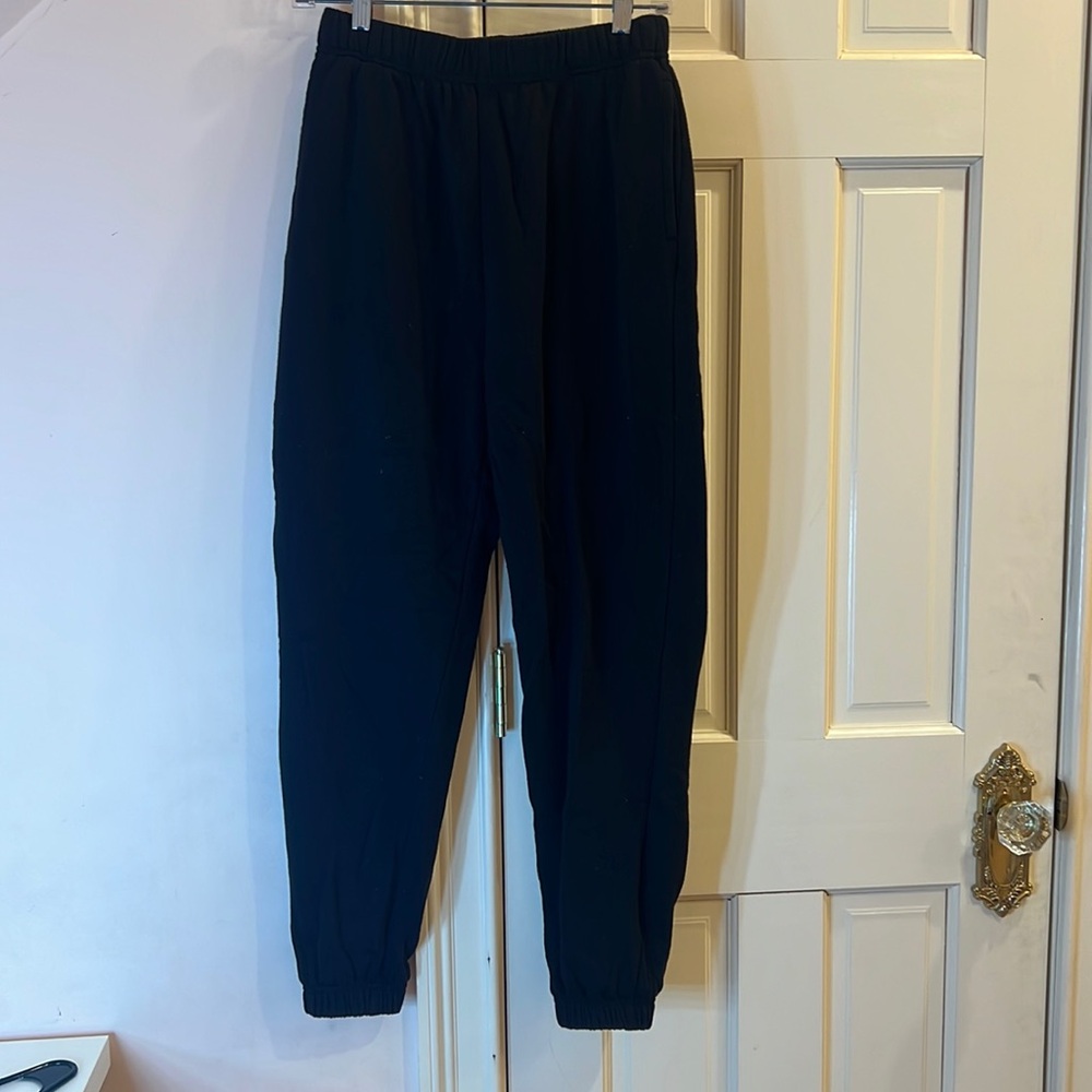Garage black sweatpants